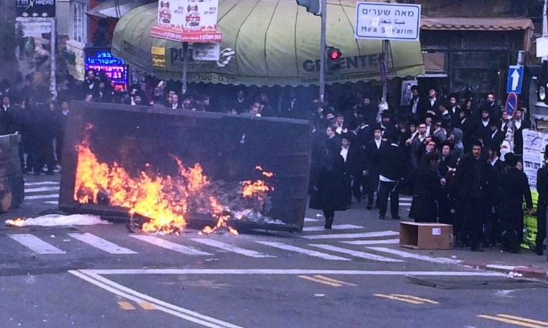 ההפגנה בכיכר השבת. צילום: ציקי פרנק