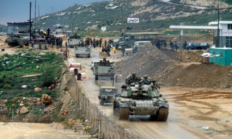 טנקים על גבול לבנון, פלאש90
