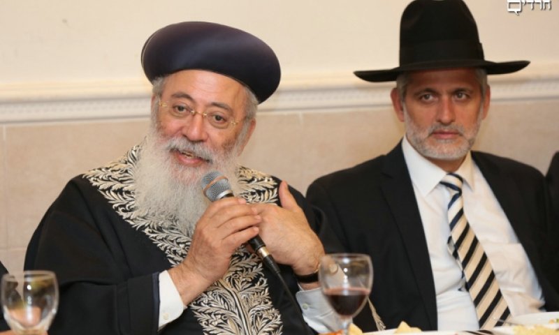 Harav Amar and Eli Yishai. Archive photo: Shalom Lavie