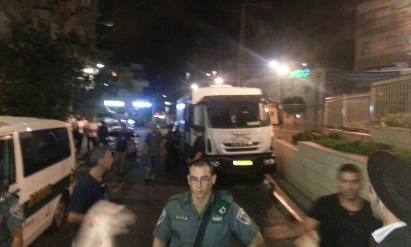 המעצרים בפוניבז'. צילום: יהודה רחמים חדשות 24