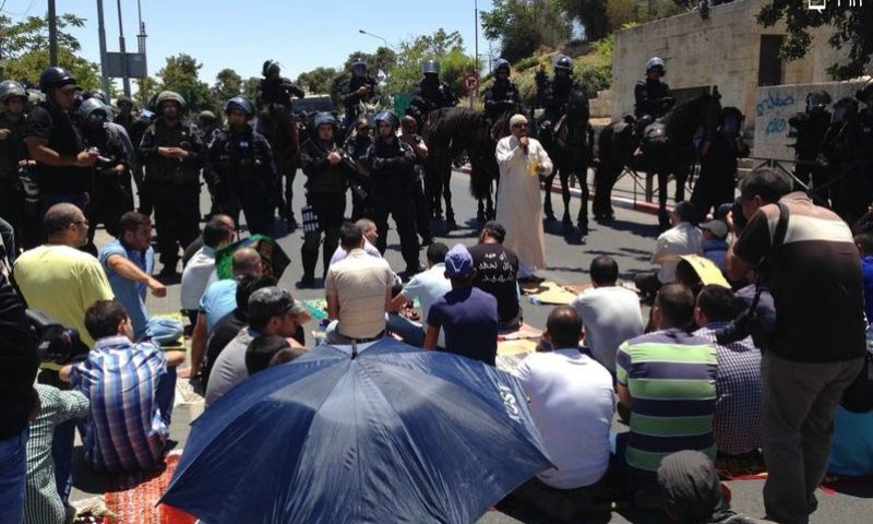 הפרות סדר בוואדי ג'וז, צילום: קבוצת תקשורת ירושלים ועוטף