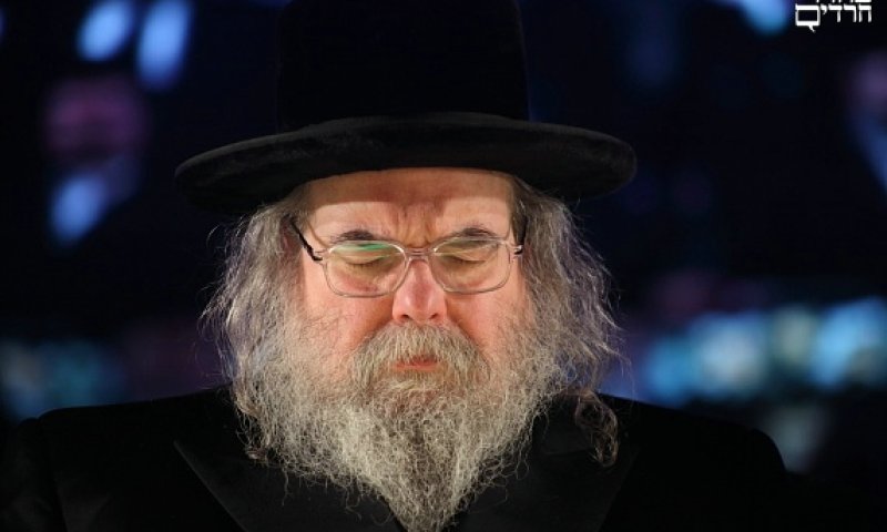 Belzer Rebbe. Photograph: Yaakov Nachumi