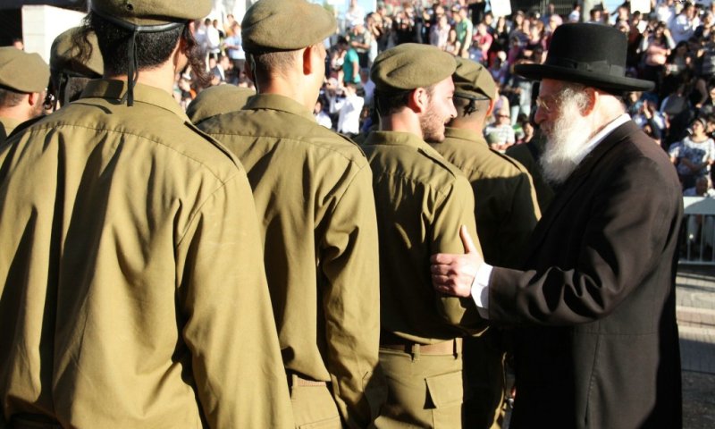 חיילים חרדים. צילום ארכיון: בועז בן ארי  