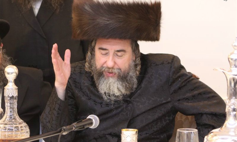Rebbe of Rachmastrivka. Photograph: Behadrey Haredim