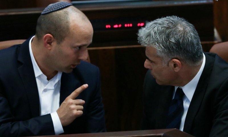 Bennett and Lapid. Photo: Flash 90