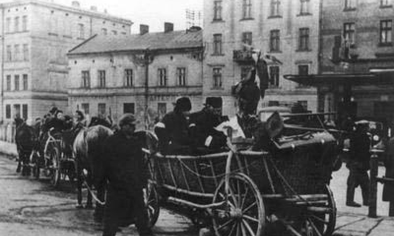 Jews of Krakow in the past. 