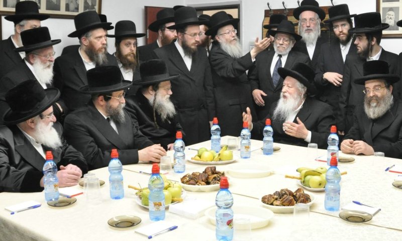 Council of Torah Sages meeting. Photo: Anshel Beck