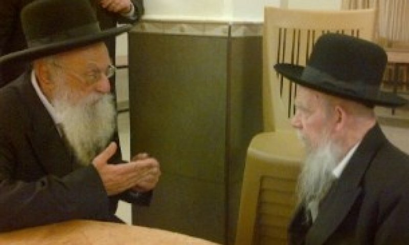 Hgri"g with the local rabbi Hagr"y Tufik