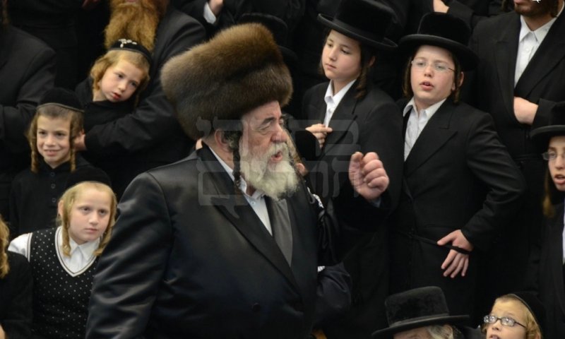 Rebbe Vizhnitz, Photo: Moshe Goldstein 