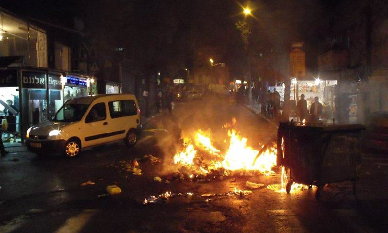 ירושלים בוערת. צילום: בחדרי חרדים