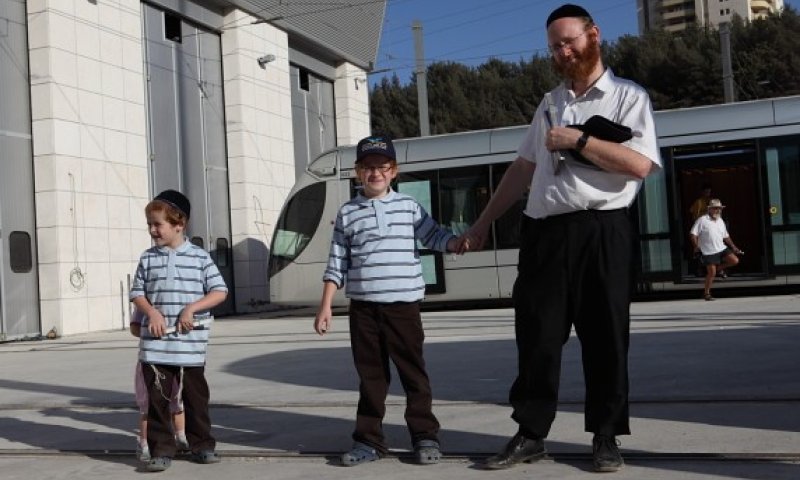 הרכבת הקלה. צילום: נחומי