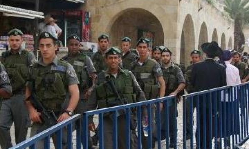 שוטרים בירושלים. צילום: פלאש90