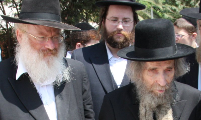 הרב יצחק לווינשטיין זצ"ל עם הגראי"ל שטיינמן