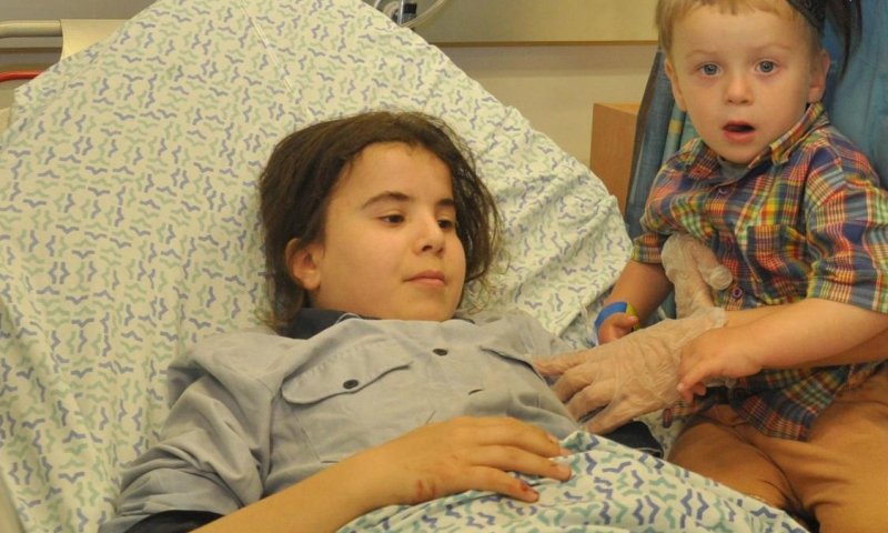 הילדים שנפגעו בבית החולים; צילום בית החולים קפלן