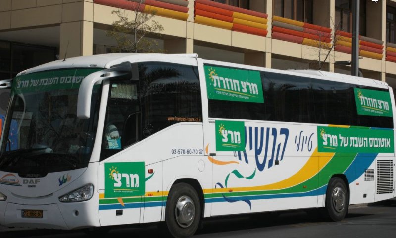 'אוטובוס של שבת' שהפעילה מרצ