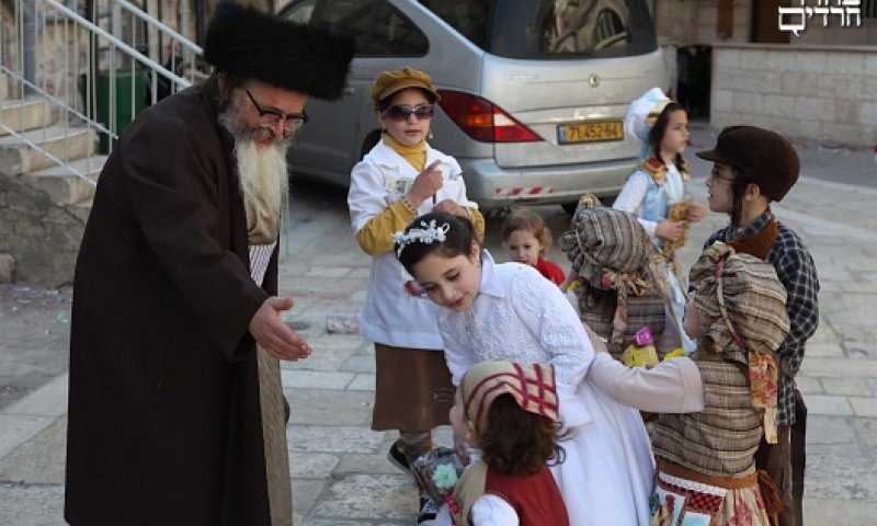 חג פורים בירושלים. צילום: ארכיון