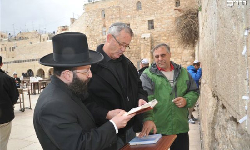 הרמטכ"ל בכותל המערבי