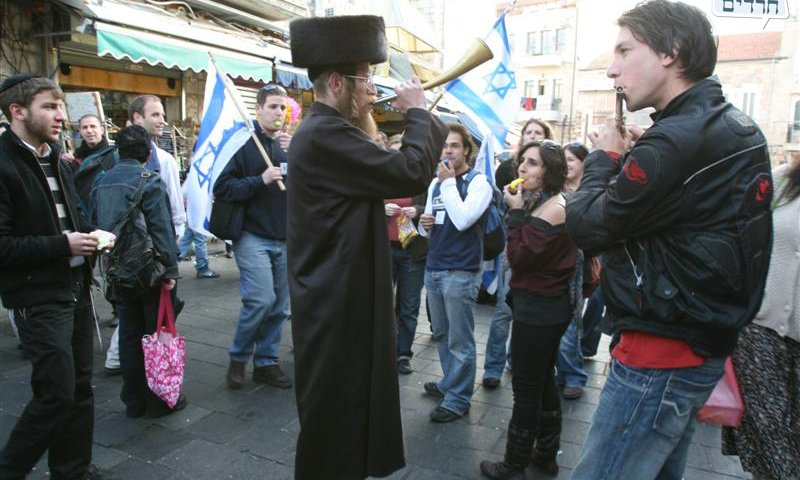 צופר שבת. צילום: פיני רוזן