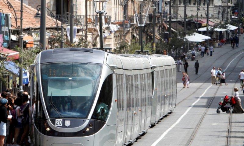 הרכבת הקלה. אין קול ואין קשב. צילום ארכיון