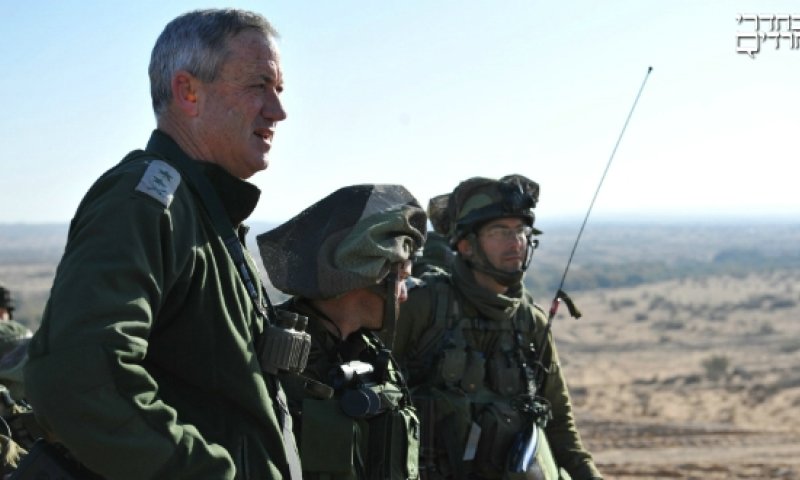 הרמטכ"ל בתרגיל. צילום: בן-איש רביבו, דובר צה"ל