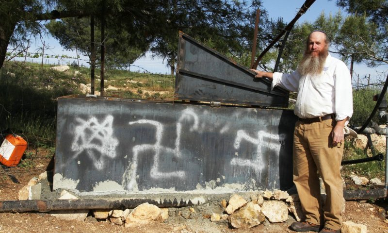 גפני וצלבי הקרס, צילום: גרשון אלינסון