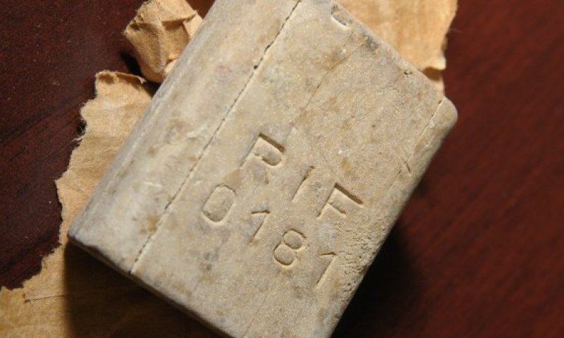 סבון מתקופת השואה שנמצא בעזבון בשכונת בורו-פארק