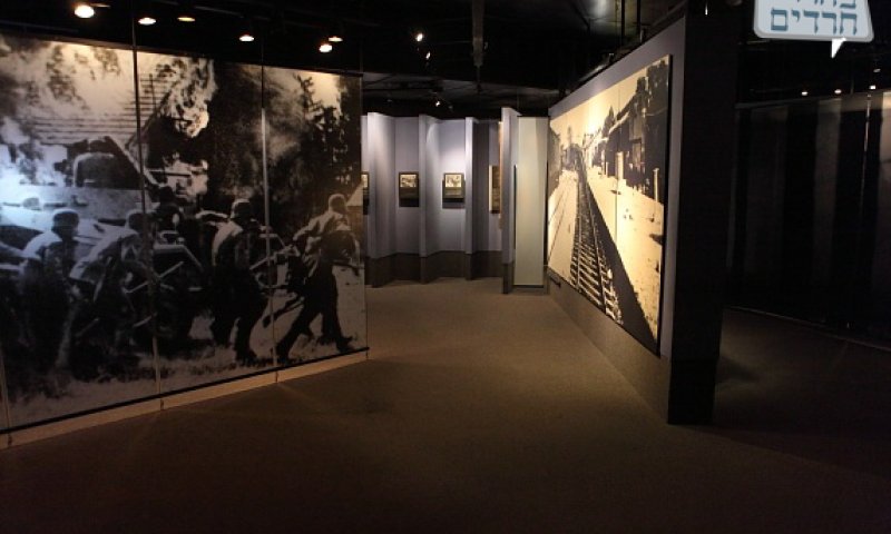 מוזיאון השואה בקיבוץ לוחמאי הגיטאות. צילום: יעקב נחומי