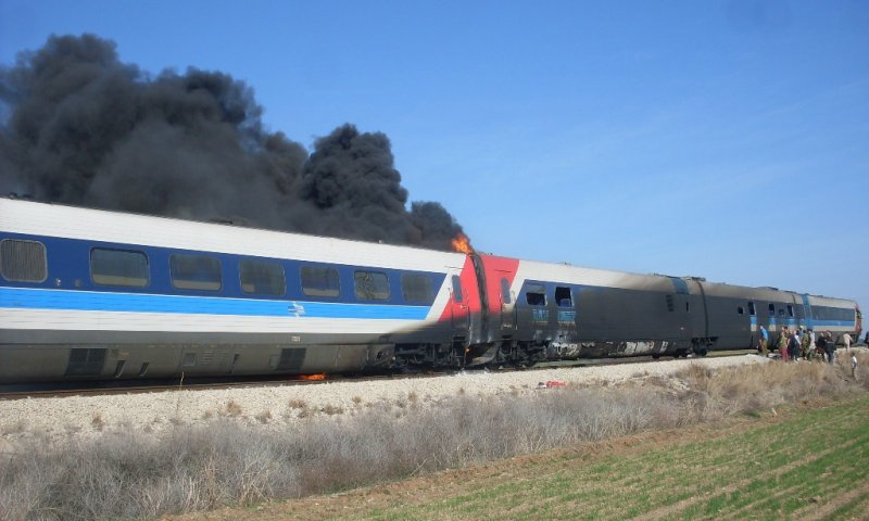 הרכבת הבוערת