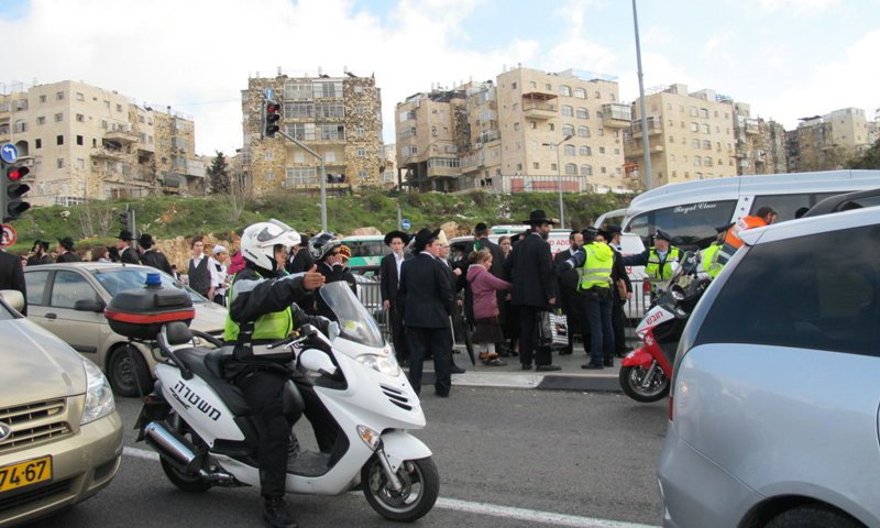 תאונה שאירעה בפורים על אותו הכביש