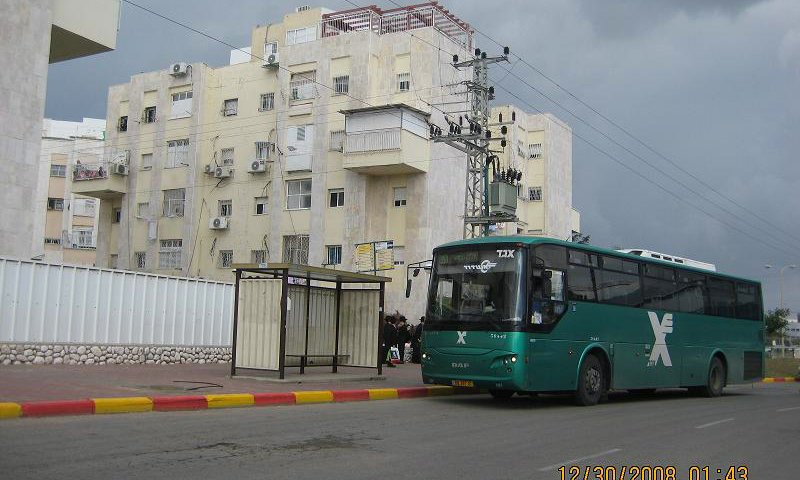 אוטובוס 'אגד' בשכונת רובע ז' באשדוד. האם הם יעלמו מהנוף?