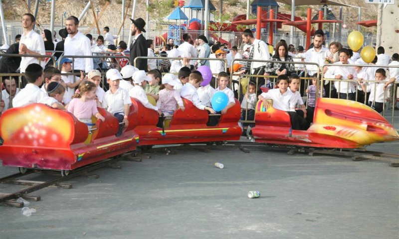 מבט מלמעלה. צילום הלונה בפארק בשנה שעברה