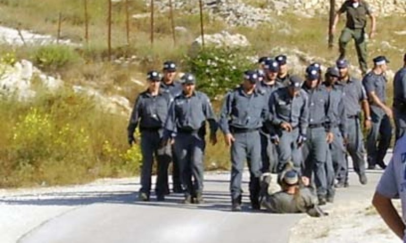 העימותים ביצהר, הבוקר. צילום: רעיה ליבמן