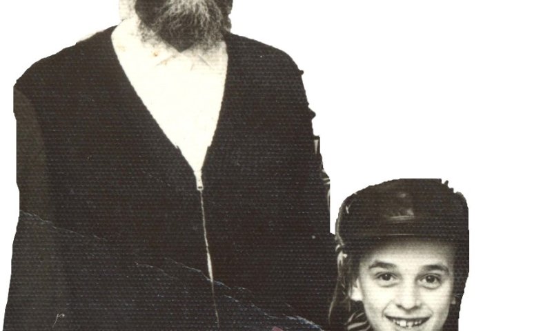 שלום, אבא. הרב יעקב ב. פרידמן עם אביו