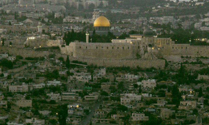 שכונת סילוואן על רקע הר הבית. צילום: עיר דוד