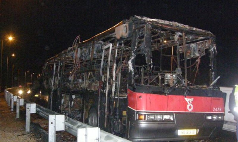 האוטובוס ז"ל. צילום: דוברות הצלה ישראל