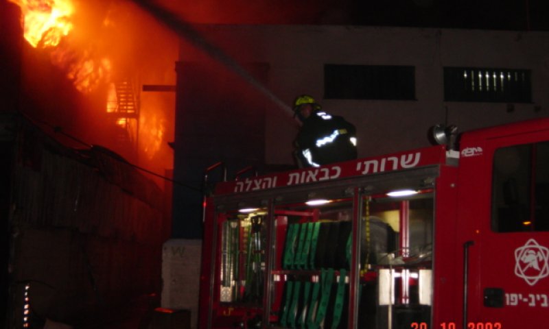 צילום אילוסטרציה: כבאי אש בפעולה