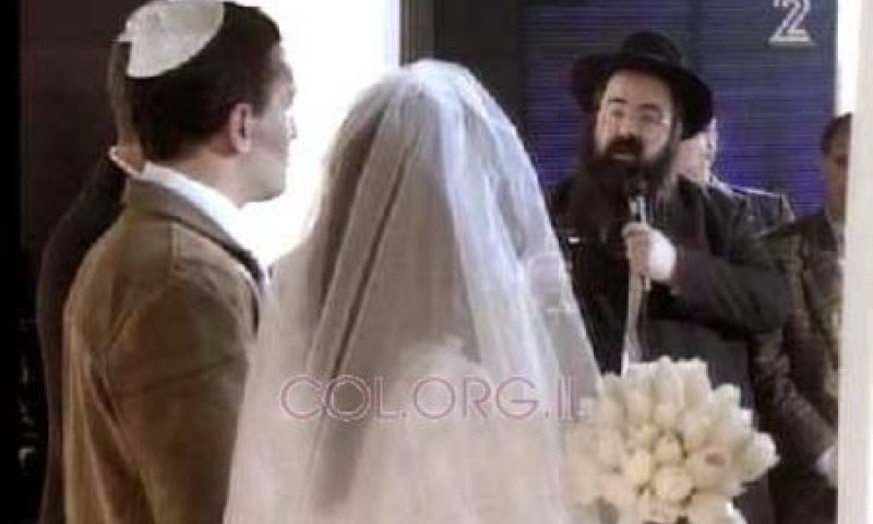 חתונה יהודית. למצולמים אין קשר לכתבה. צילום: COL