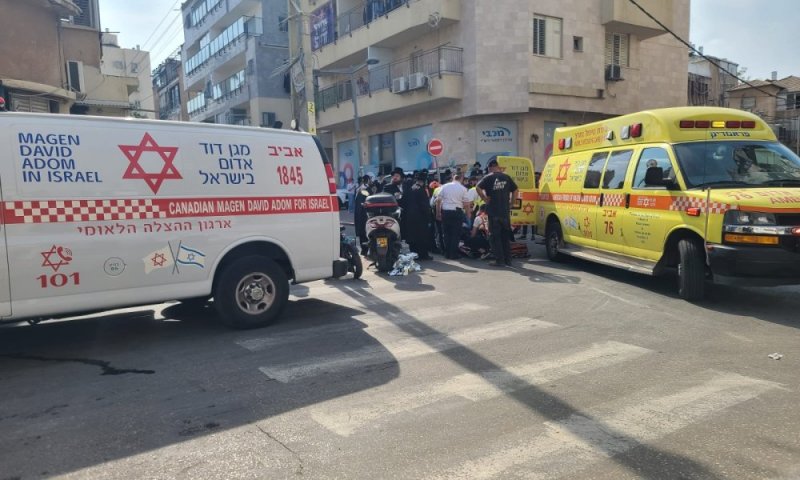 מתנדב הצלה בן 55 התמוטט בבני ברק, פונה תוך כדי פעולות החייאה