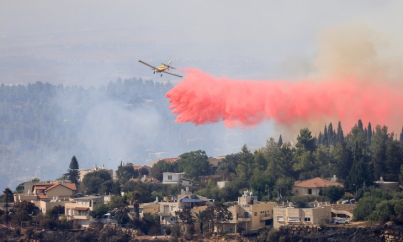 שריפה בהרי ירושלים, ארכיון