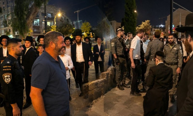 וינטר בהפגנת הקיצונים בירושלים