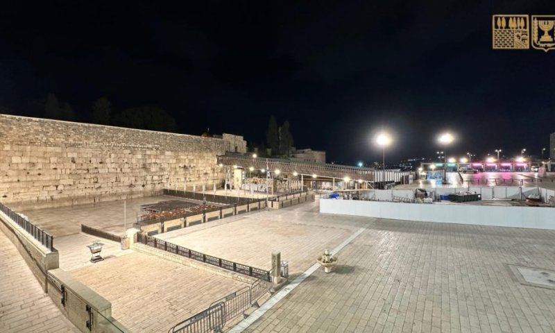 בהתאם להנחיות: ההגבלות חלות גם על הכותל המערבי שיהיה סגור
