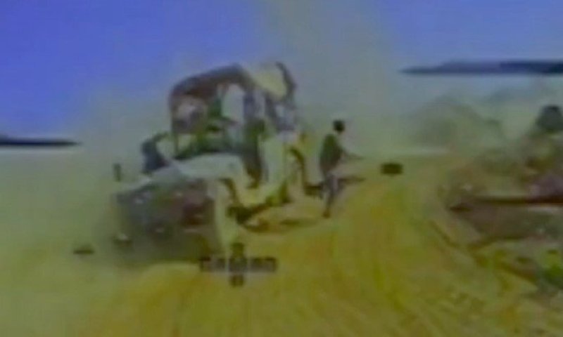 רחפן מתאבד פוגע בג'יפ צה"לי שניות לאחר שהלוחם נמלט | תיעוד