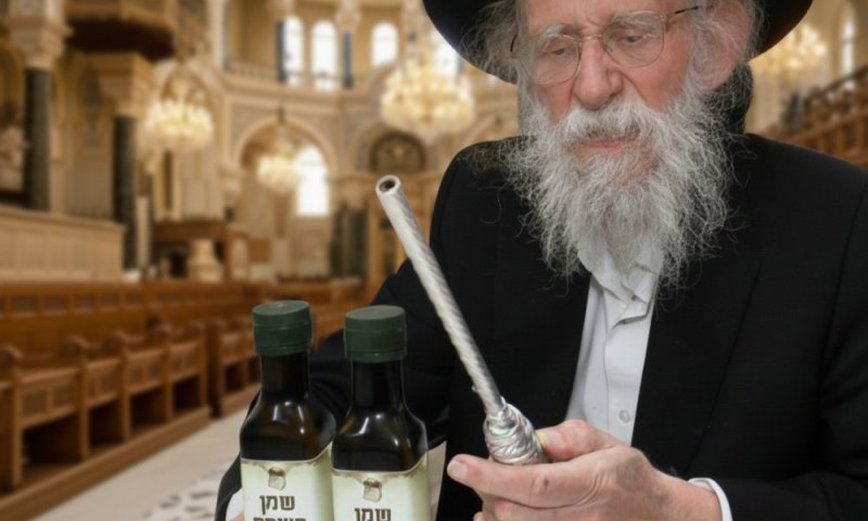 למהדרים במצווה: כך תקבלו שרביט הדלקה ושמן משחת קודש ישירות מהגר"ש גלאי!