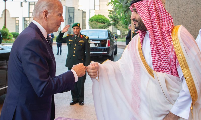 הנשיא  ביידן ויורש העצר הסעודי