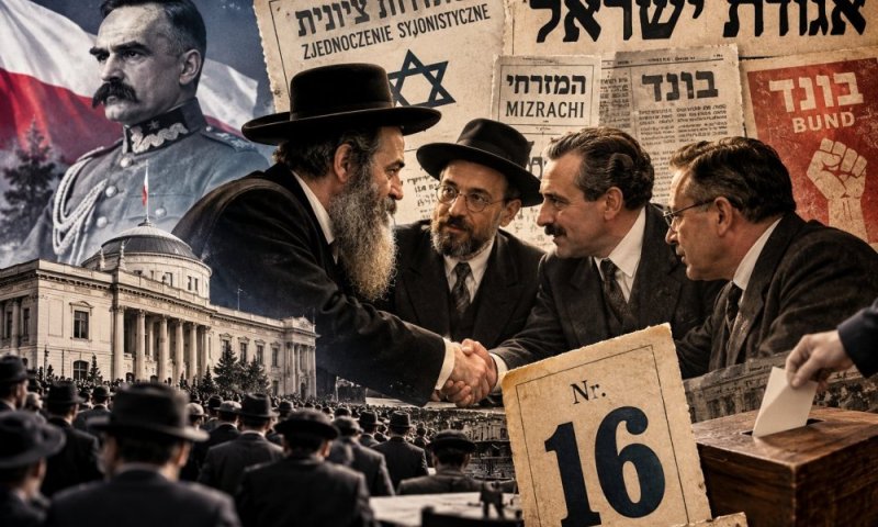 עם הציונים, החילונים והשלטון הפולני: הבריתות המפתיעות של אגודת ישראל
