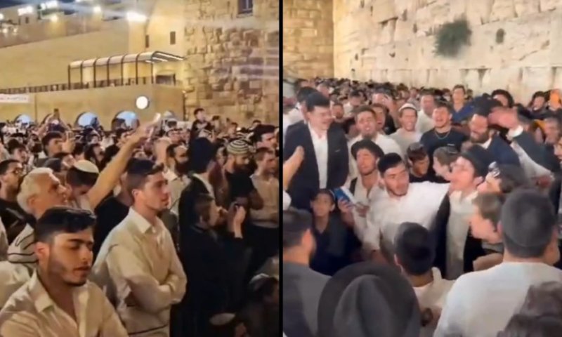 "אני מאמין": המונים פצחו בשירה מרגשת ומאחדת בכותל המערבי 