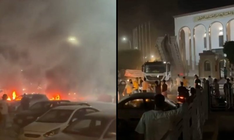 הפסקות החשמל הציתו את הרחובות: הפגנות סוערת בלוב
