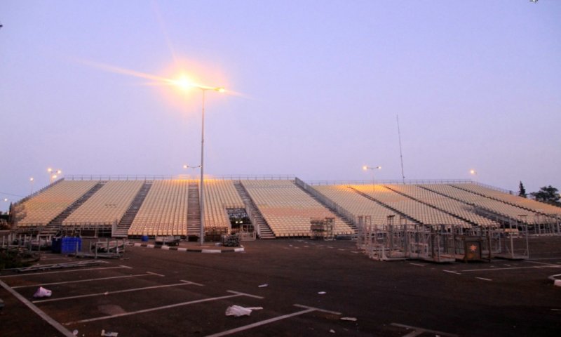 האיצטדיון שנבנה לסיום הש"ס