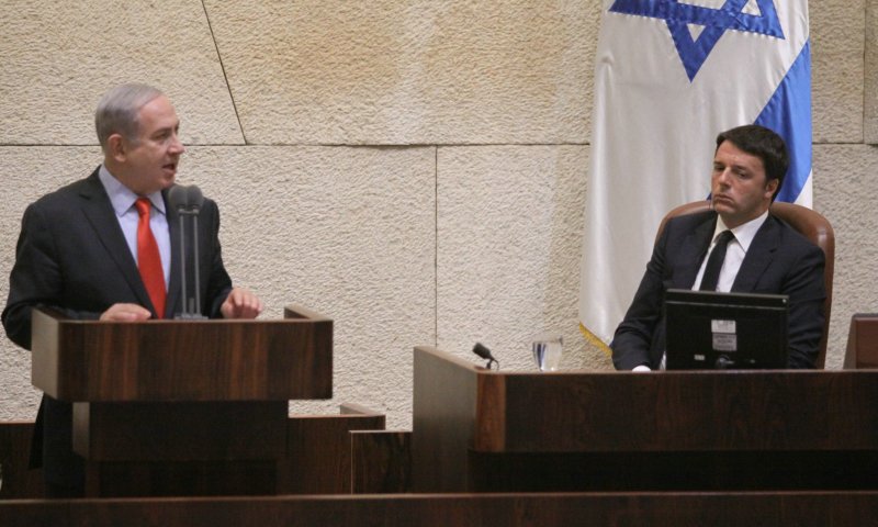 ראש הממשלה האיטלקי ונתניה, צילום: דוברות הכנסת
