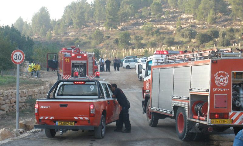 צילום: אסף רהב  אברס דובר שרותי כבאות והצלה ירושלים